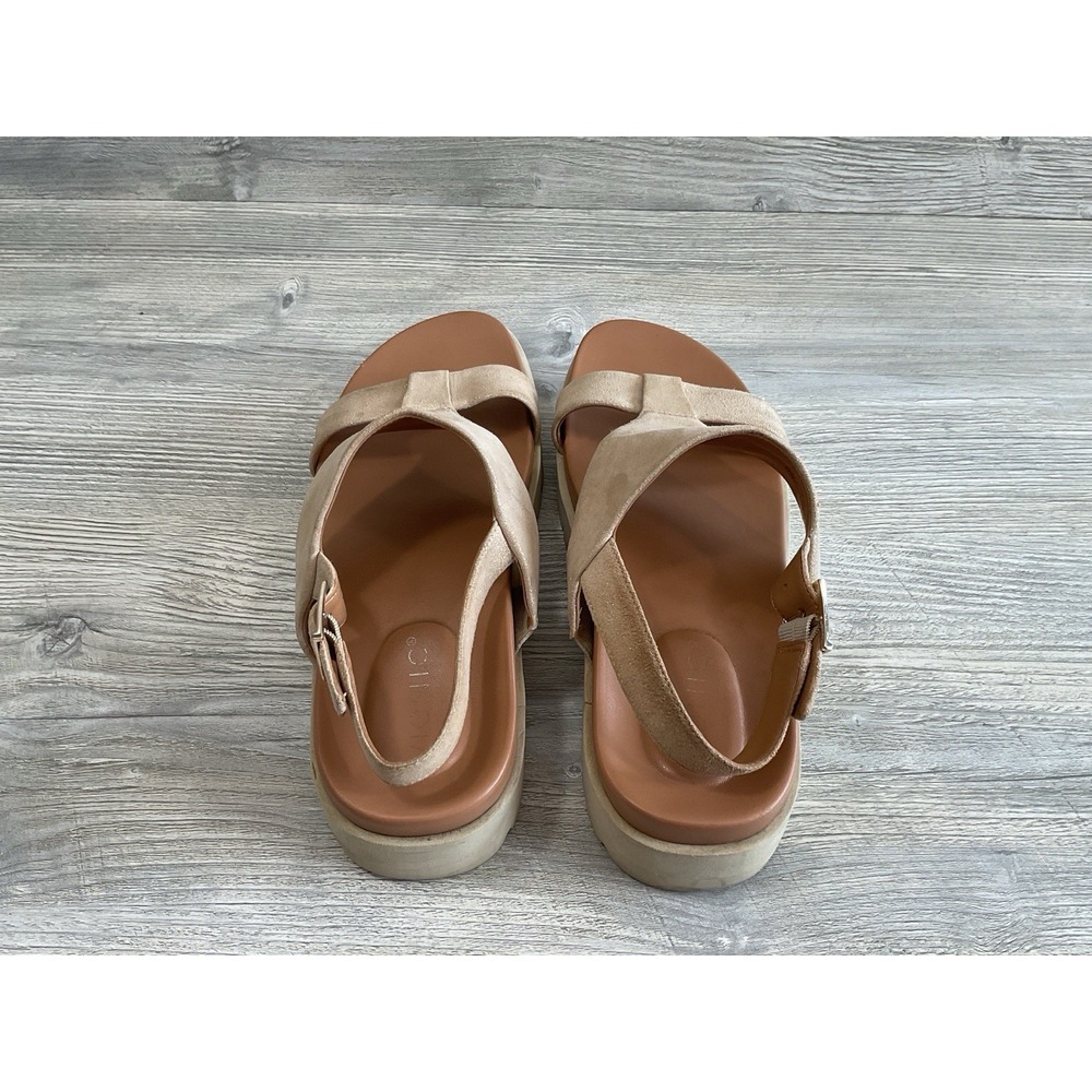 Vionic Womens Alondra Lug Gold Metallic Adjustable Ankle Strap Sandal Size 9.5 M - Picture 13 of 15